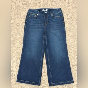 Seven7 Embellished Pull On Weekend Capri